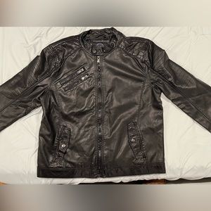Never worn, black Moto Topstitch Sleeve Jacket from Urban Republic